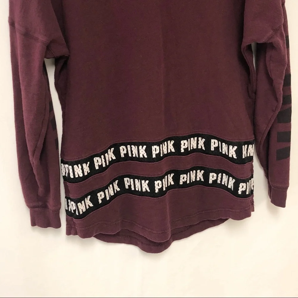 PINK Victoria’s Secret Oversized Sweatshirt Sz S